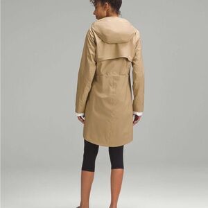 Women's Tan Hooded Jacket